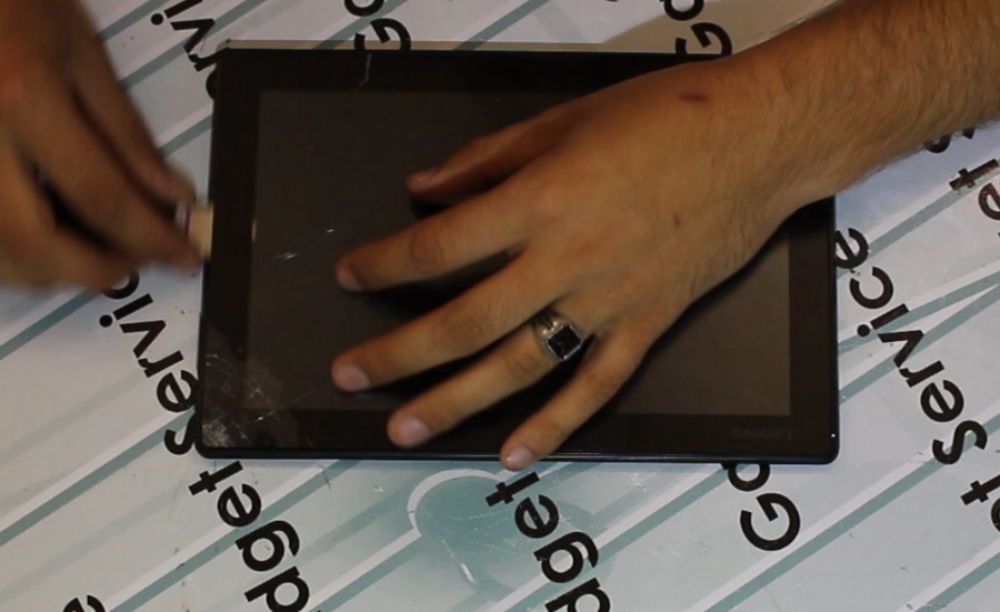 разбитый тачскрин Lenovo IdeaPad Miix 310