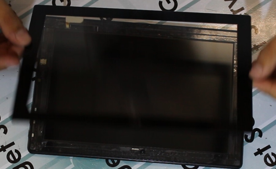 установка экрана Lenovo Miix 310
