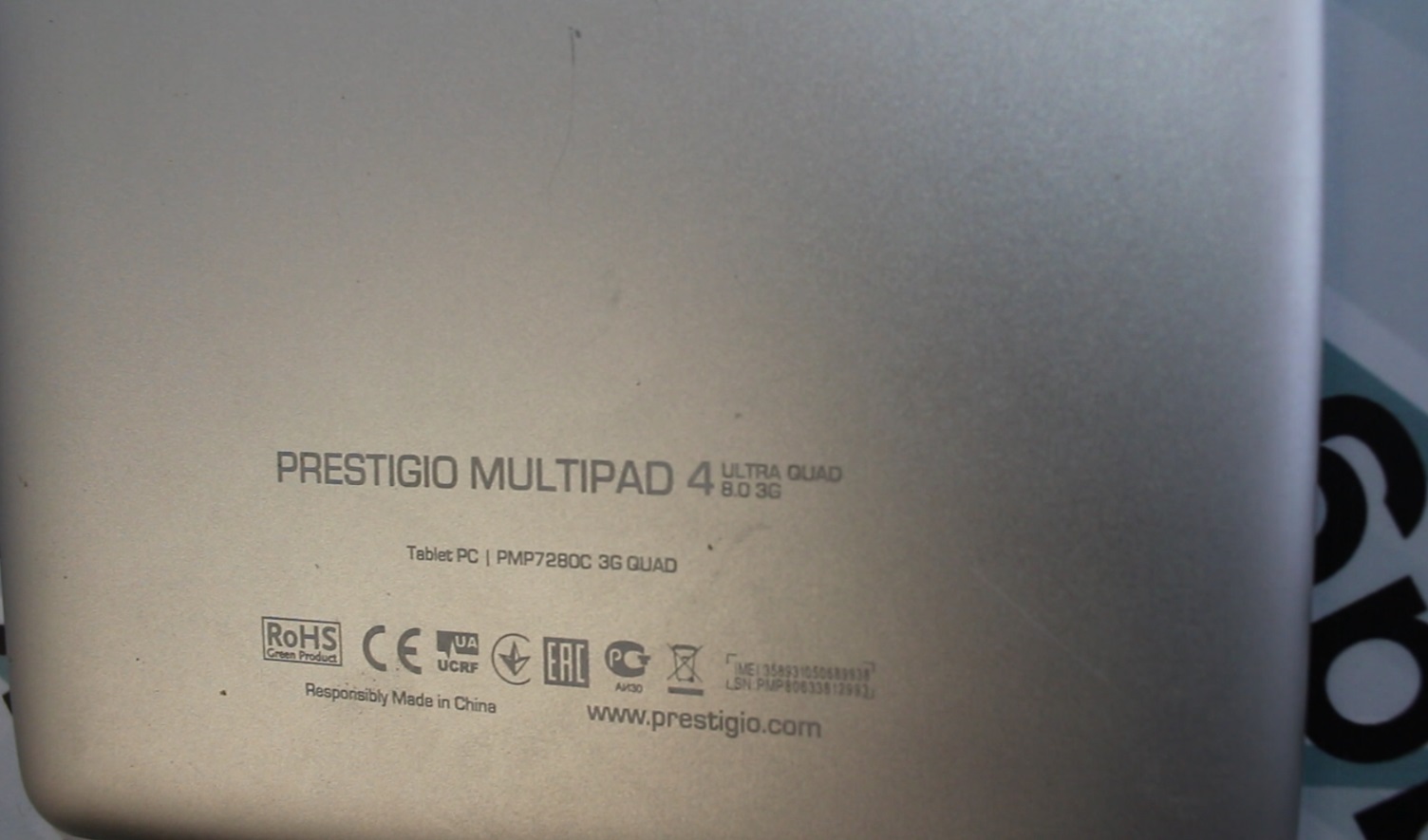 ремонт планшета Prestigio PMP 7280 в Минске